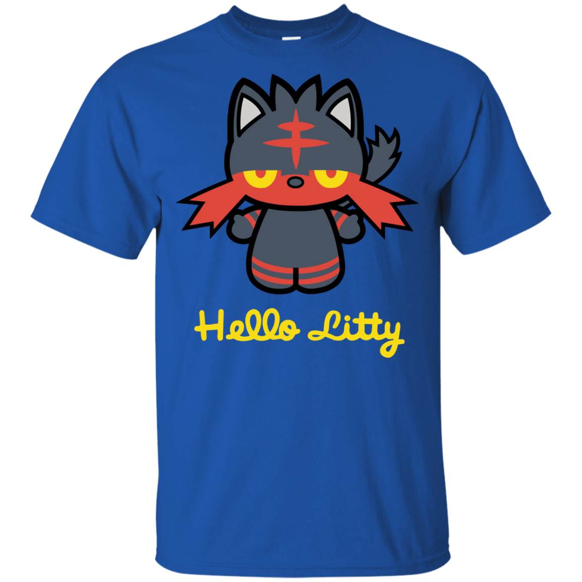 T-Shirts Royal / YXS Hello Litty Youth T-Shirt