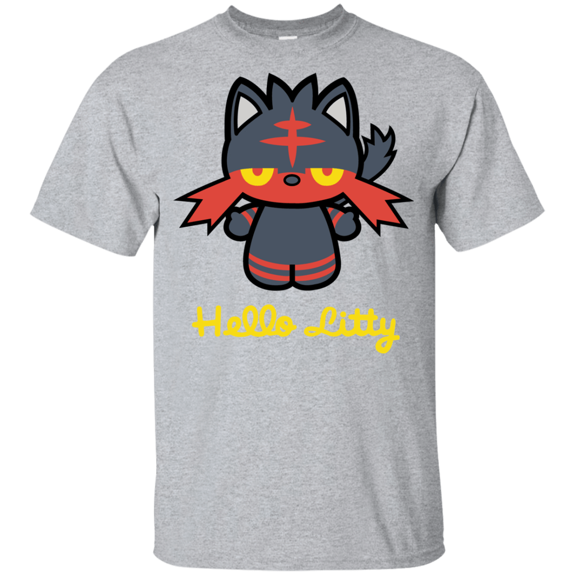 T-Shirts Sport Grey / YXS Hello Litty Youth T-Shirt