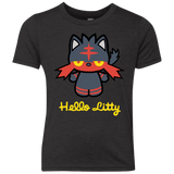 T-Shirts Vintage Black / YXS Hello Litty Youth Triblend T-Shirt