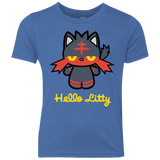 T-Shirts Vintage Royal / YXS Hello Litty Youth Triblend T-Shirt