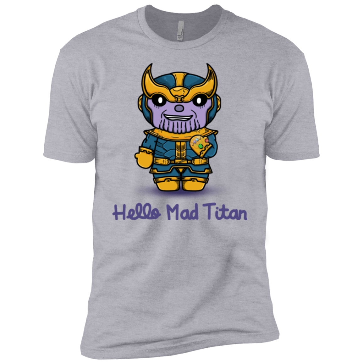 T-Shirts Heather Grey / YXS Hello Mad Titan Boys Premium T-Shirt