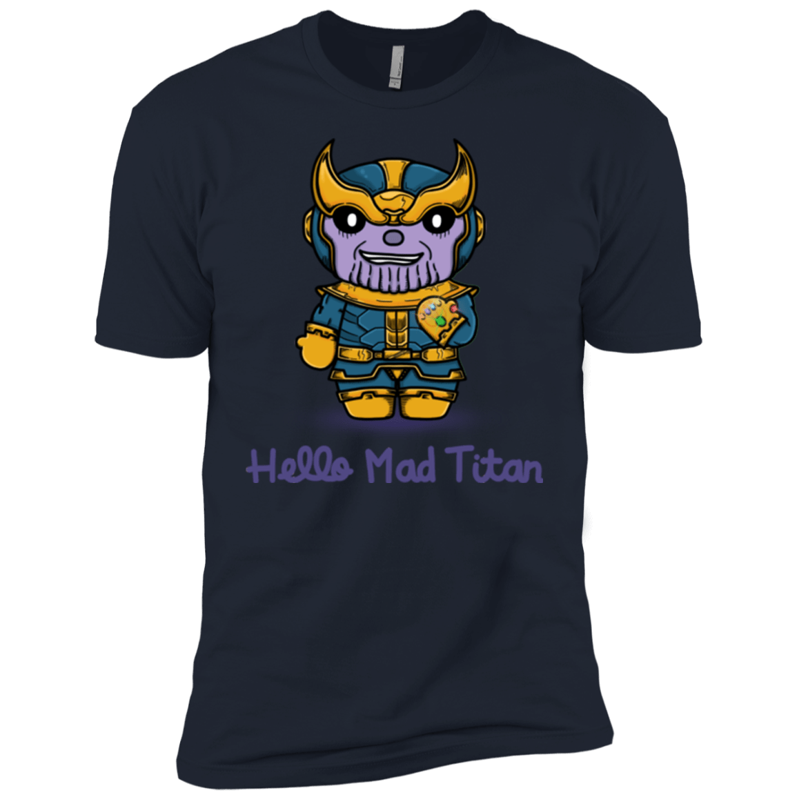 T-Shirts Midnight Navy / YXS Hello Mad Titan Boys Premium T-Shirt