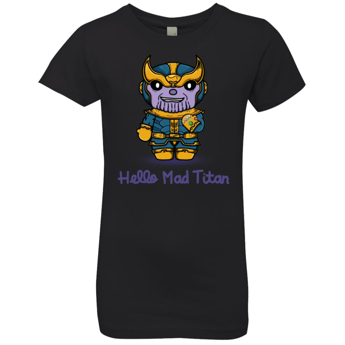 T-Shirts Black / YXS Hello Mad Titan Girls Premium T-Shirt