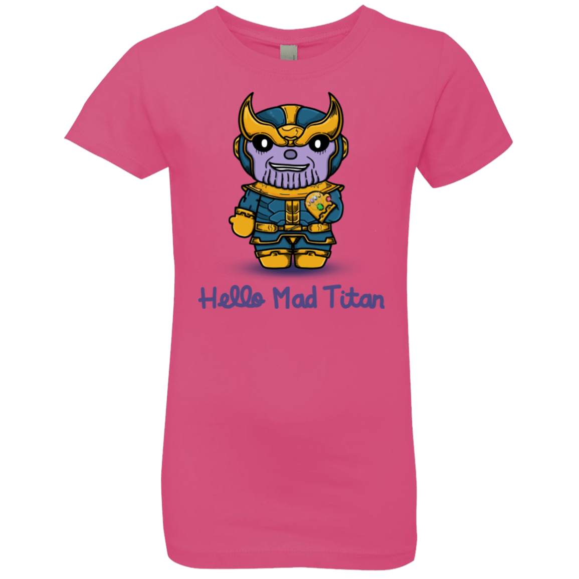 T-Shirts Hot Pink / YXS Hello Mad Titan Girls Premium T-Shirt