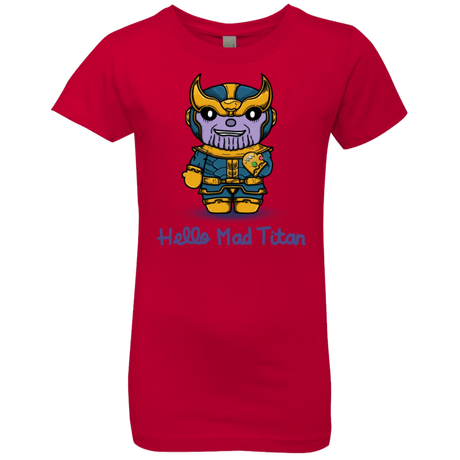 T-Shirts Red / YXS Hello Mad Titan Girls Premium T-Shirt