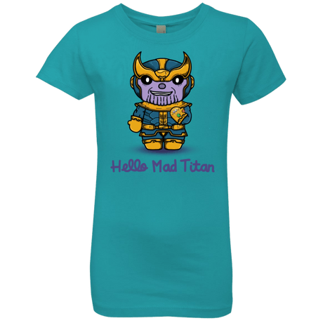 T-Shirts Tahiti Blue / YXS Hello Mad Titan Girls Premium T-Shirt