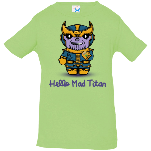 T-Shirts Key Lime / 6 Months Hello Mad Titan Infant Premium T-Shirt