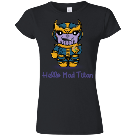 T-Shirts Black / S Hello Mad Titan Junior Slimmer-Fit T-Shirt