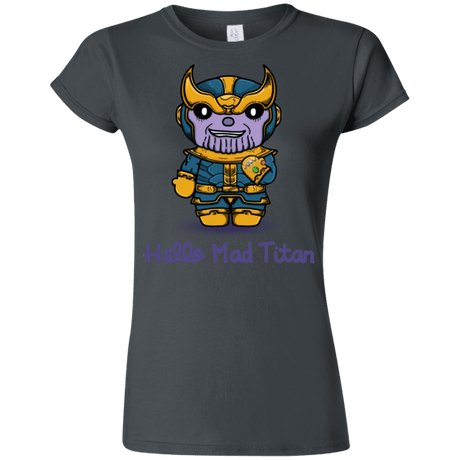 T-Shirts Charcoal / S Hello Mad Titan Junior Slimmer-Fit T-Shirt