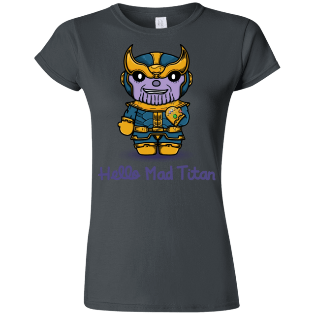 T-Shirts Charcoal / S Hello Mad Titan Junior Slimmer-Fit T-Shirt
