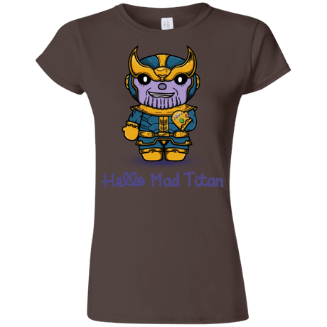 T-Shirts Dark Chocolate / S Hello Mad Titan Junior Slimmer-Fit T-Shirt