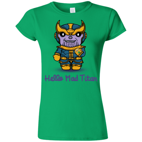 T-Shirts Irish Green / S Hello Mad Titan Junior Slimmer-Fit T-Shirt