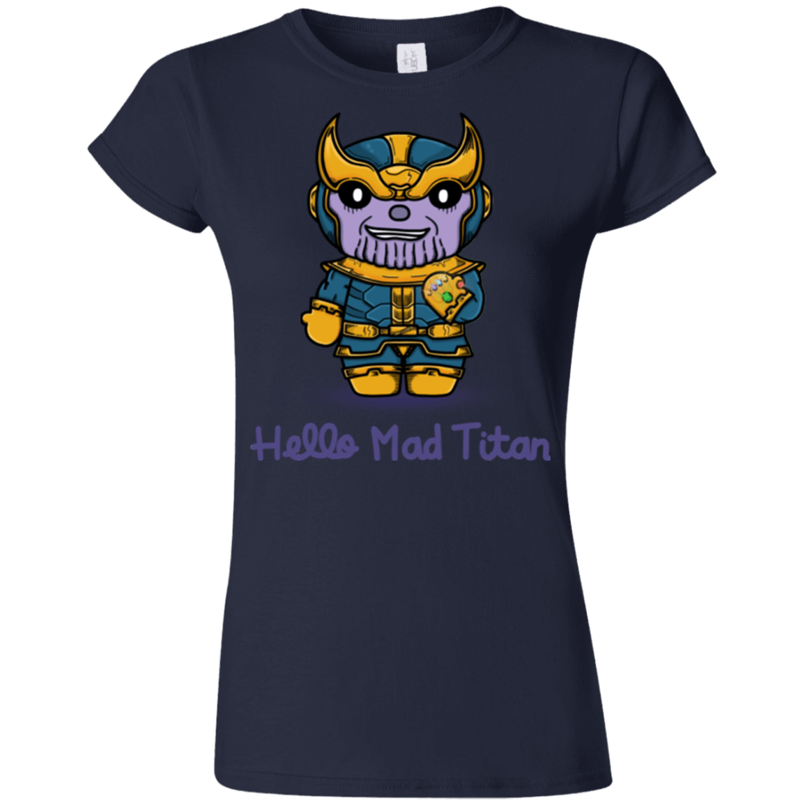 T-Shirts Navy / S Hello Mad Titan Junior Slimmer-Fit T-Shirt