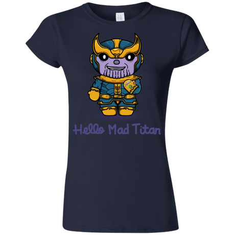 T-Shirts Navy / S Hello Mad Titan Junior Slimmer-Fit T-Shirt