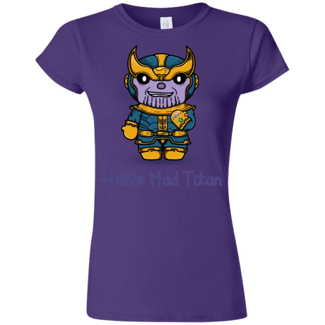 T-Shirts Purple / S Hello Mad Titan Junior Slimmer-Fit T-Shirt