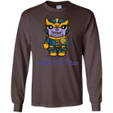 T-Shirts Dark Chocolate / S Hello Mad Titan Men's Long Sleeve T-Shirt