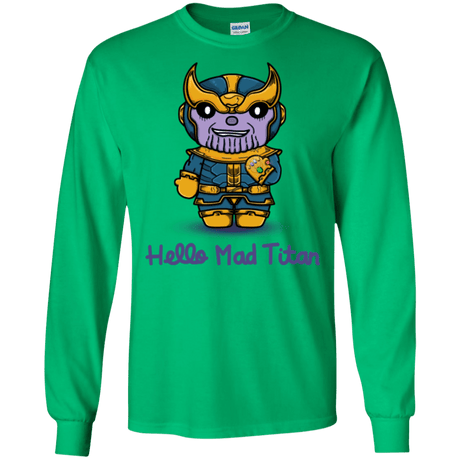 T-Shirts Irish Green / S Hello Mad Titan Men's Long Sleeve T-Shirt