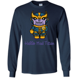 T-Shirts Navy / S Hello Mad Titan Men's Long Sleeve T-Shirt