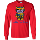 T-Shirts Red / S Hello Mad Titan Men's Long Sleeve T-Shirt