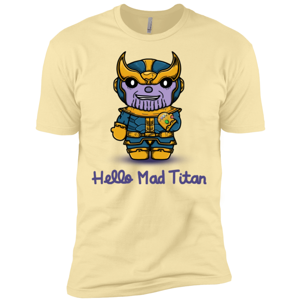 T-Shirts Banana Cream / X-Small Hello Mad Titan Men's Premium T-Shirt