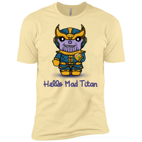 T-Shirts Banana Cream / X-Small Hello Mad Titan Men's Premium T-Shirt