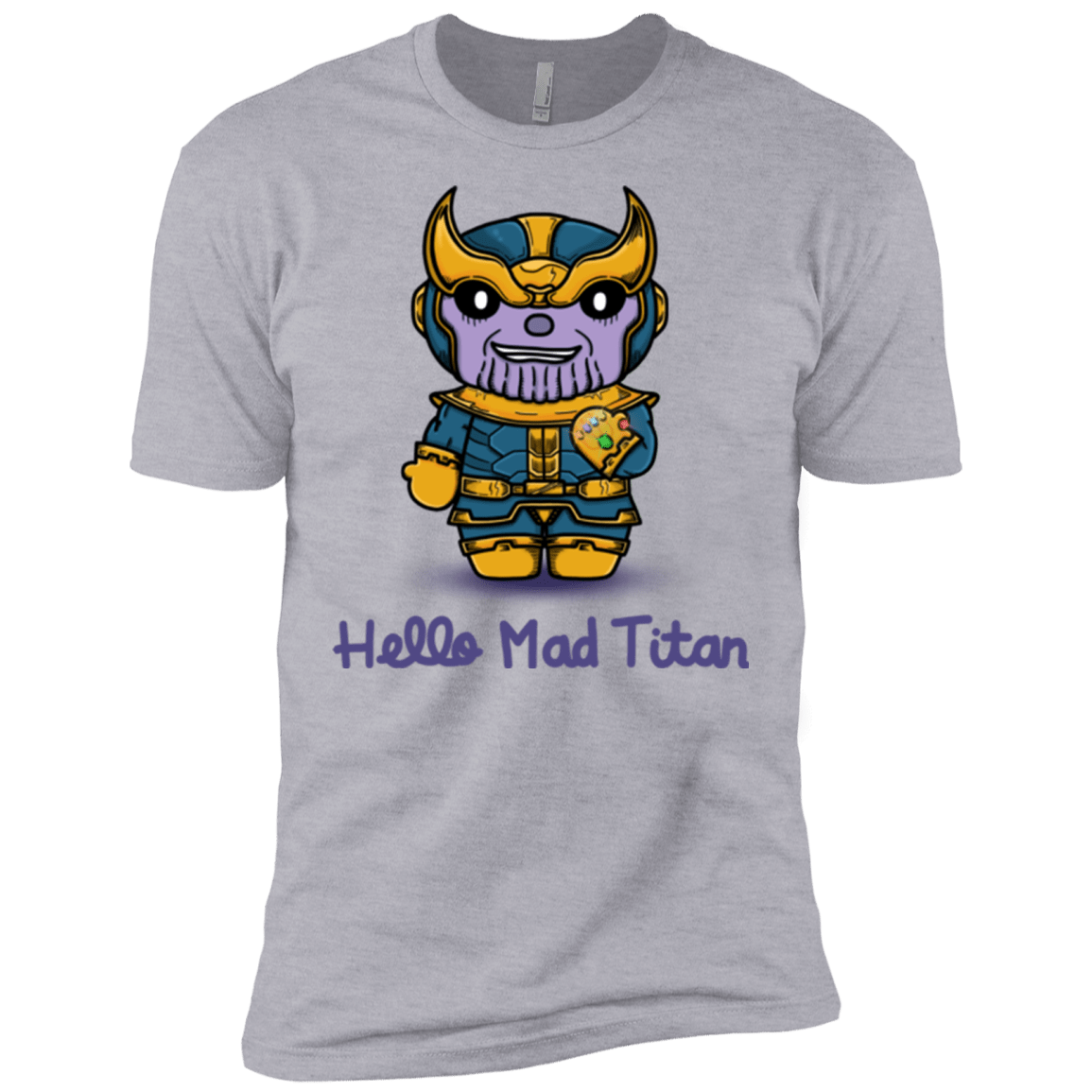 T-Shirts Heather Grey / X-Small Hello Mad Titan Men's Premium T-Shirt