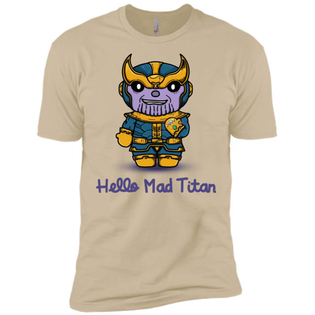 T-Shirts Sand / X-Small Hello Mad Titan Men's Premium T-Shirt