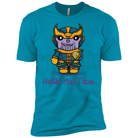 T-Shirts Turquoise / X-Small Hello Mad Titan Men's Premium T-Shirt