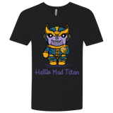 T-Shirts Black / X-Small Hello Mad Titan Men's Premium V-Neck