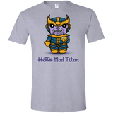 T-Shirts Sport Grey / X-Small Hello Mad Titan Men's Semi-Fitted Softstyle