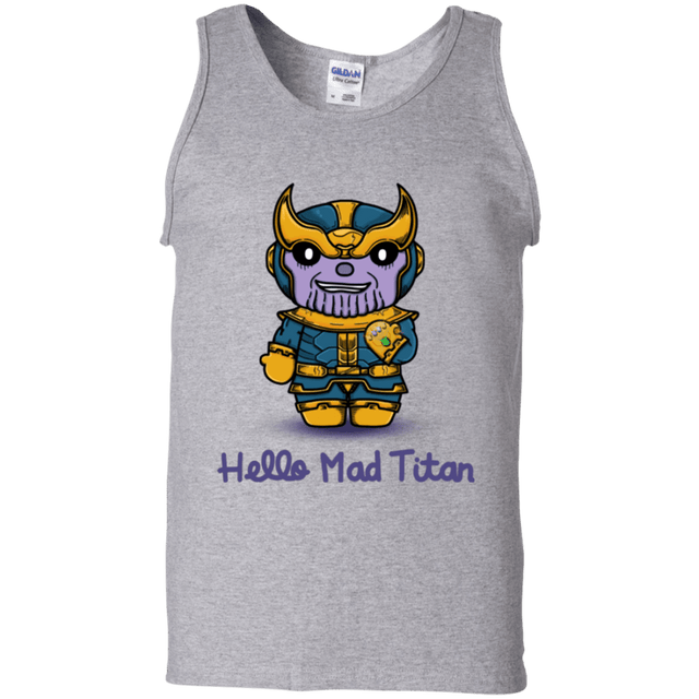 T-Shirts Sport Grey / S Hello Mad Titan Men's Tank Top