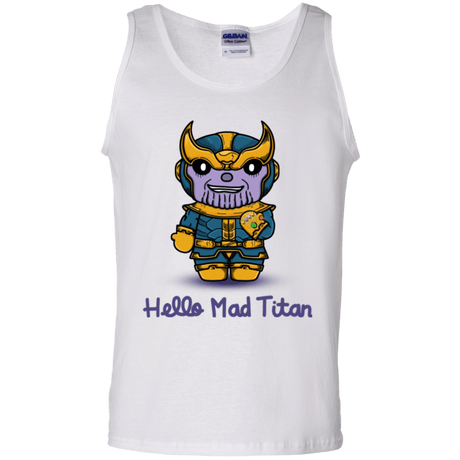 T-Shirts White / S Hello Mad Titan Men's Tank Top