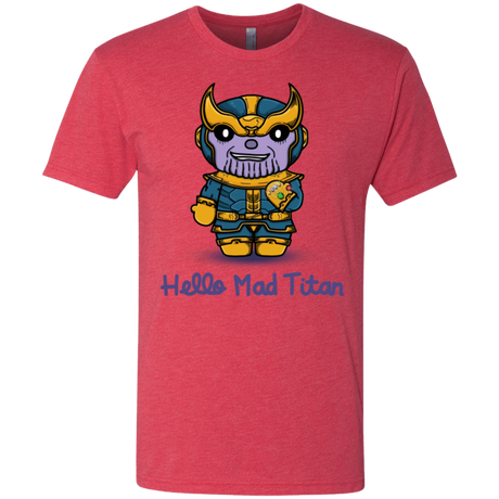 T-Shirts Vintage Red / S Hello Mad Titan Men's Triblend T-Shirt