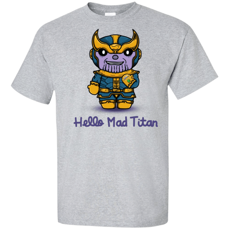 T-Shirts Sport Grey / XLT Hello Mad Titan Tall T-Shirt