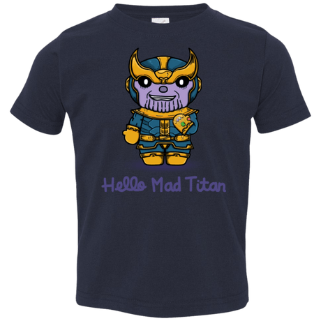 T-Shirts Navy / 2T Hello Mad Titan Toddler Premium T-Shirt