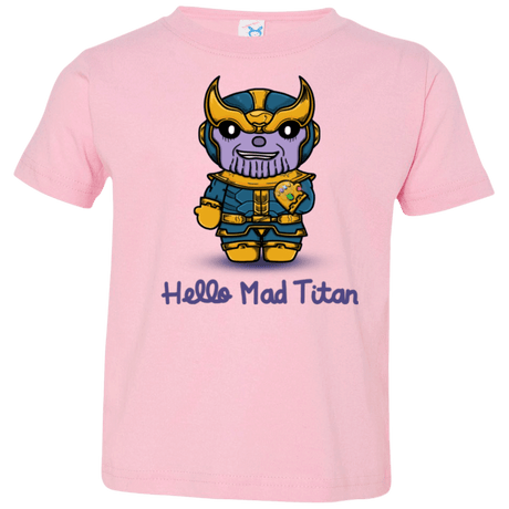 T-Shirts Pink / 2T Hello Mad Titan Toddler Premium T-Shirt