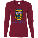 T-Shirts Cardinal / S Hello Mad Titan Women's Long Sleeve T-Shirt