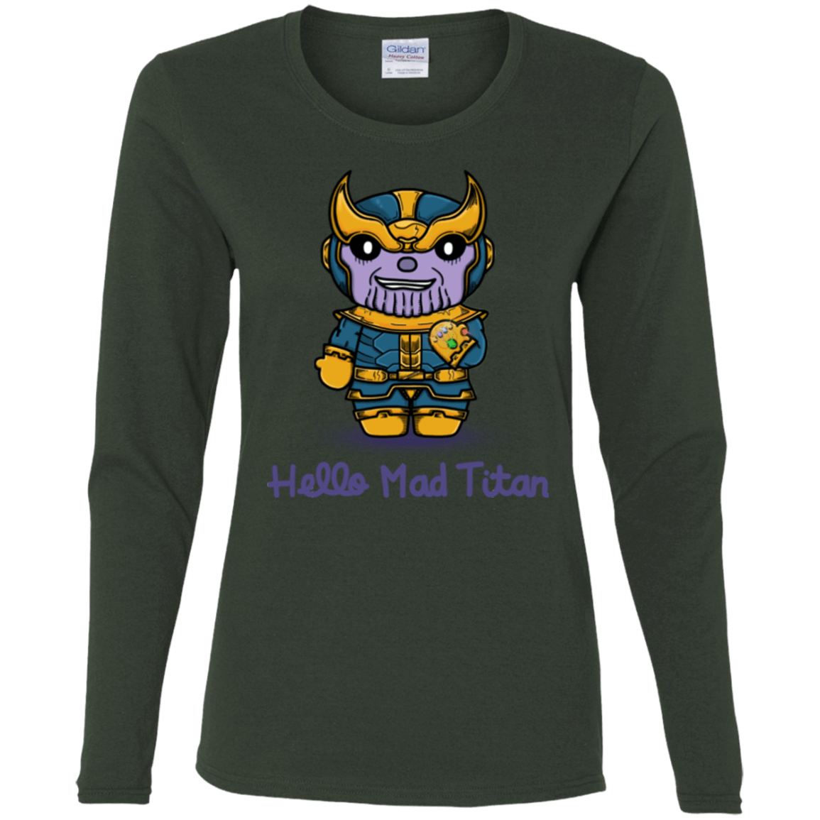 T-Shirts Forest / S Hello Mad Titan Women's Long Sleeve T-Shirt