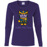 T-Shirts Purple / S Hello Mad Titan Women's Long Sleeve T-Shirt