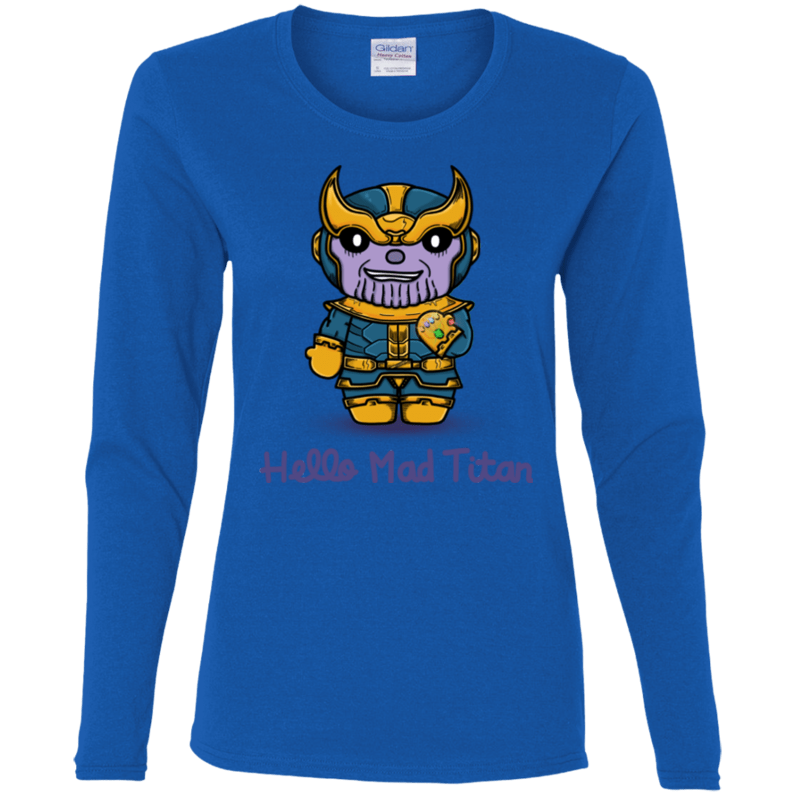 T-Shirts Royal / S Hello Mad Titan Women's Long Sleeve T-Shirt