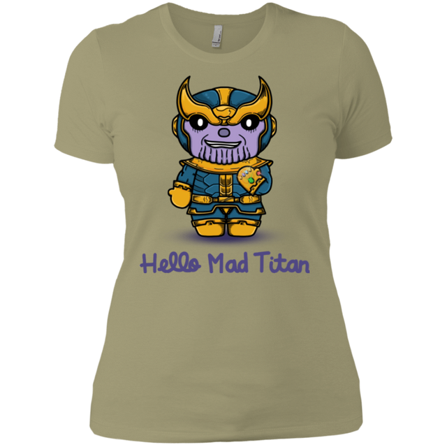 T-Shirts Light Olive / X-Small Hello Mad Titan Women's Premium T-Shirt