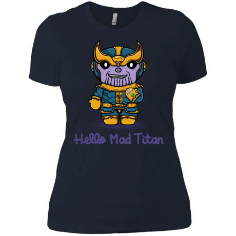 T-Shirts Midnight Navy / X-Small Hello Mad Titan Women's Premium T-Shirt