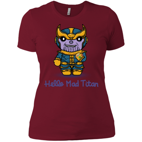 T-Shirts Scarlet / X-Small Hello Mad Titan Women's Premium T-Shirt