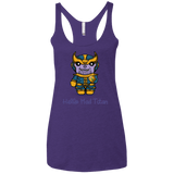 T-Shirts Purple Rush / X-Small Hello Mad Titan Women's Triblend Racerback Tank