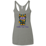 T-Shirts Venetian Grey / X-Small Hello Mad Titan Women's Triblend Racerback Tank