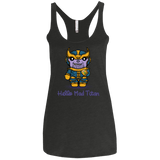 T-Shirts Vintage Black / X-Small Hello Mad Titan Women's Triblend Racerback Tank