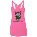 T-Shirts Vintage Pink / X-Small Hello Mad Titan Women's Triblend Racerback Tank