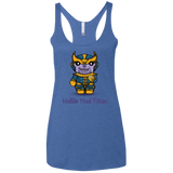 T-Shirts Vintage Royal / X-Small Hello Mad Titan Women's Triblend Racerback Tank