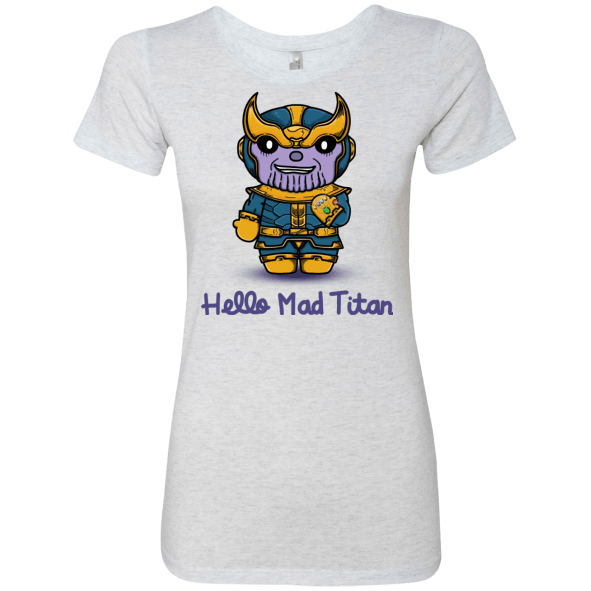 T-Shirts Heather White / S Hello Mad Titan Women's Triblend T-Shirt