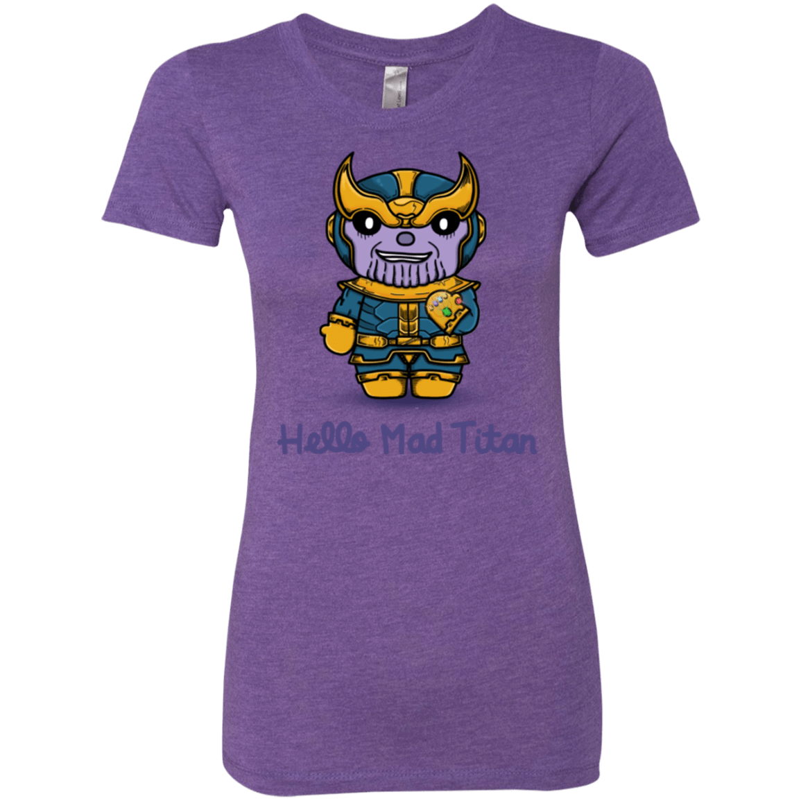 T-Shirts Purple Rush / S Hello Mad Titan Women's Triblend T-Shirt